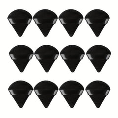 12 Triangle Powder Puffs for Face Makeup Soft Plush Sponge