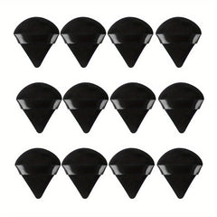 12 Triangle Powder Puffs for Face Makeup Soft Plush Sponge