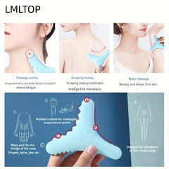 LMLTOP Triangular Scraping Machine Facial Lift Body Massage
