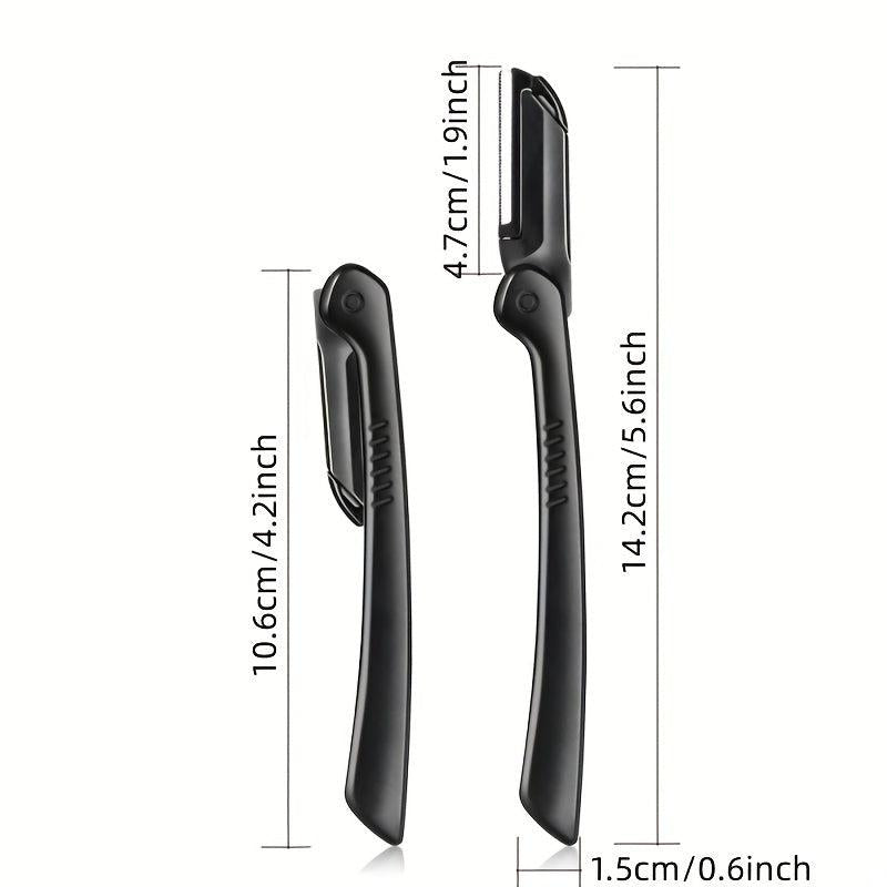 3pcs Foldable Face & Eyebrow Razor For Women Pack Of 3
