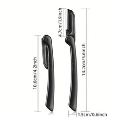 3pcs Foldable Face & Eyebrow Razor For Women Pack Of 3