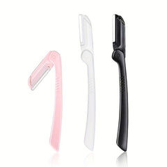 3pcs Foldable Face & Eyebrow Razor For Women Pack Of 3
