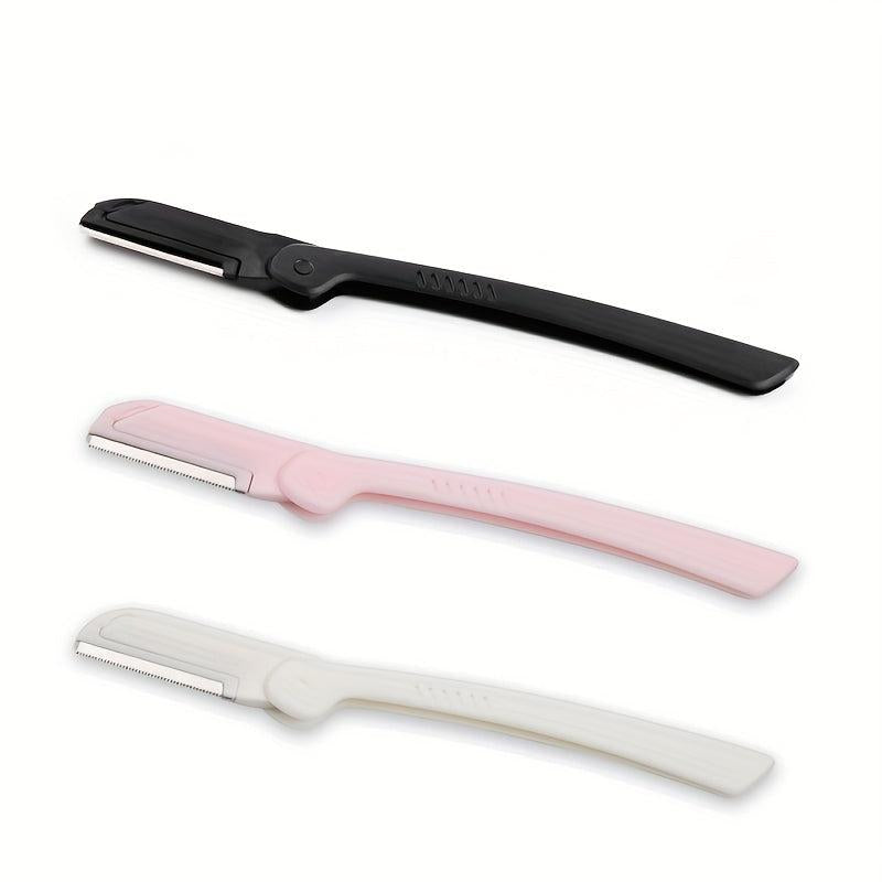 3pcs Foldable Face & Eyebrow Razor For Women Pack Of 3