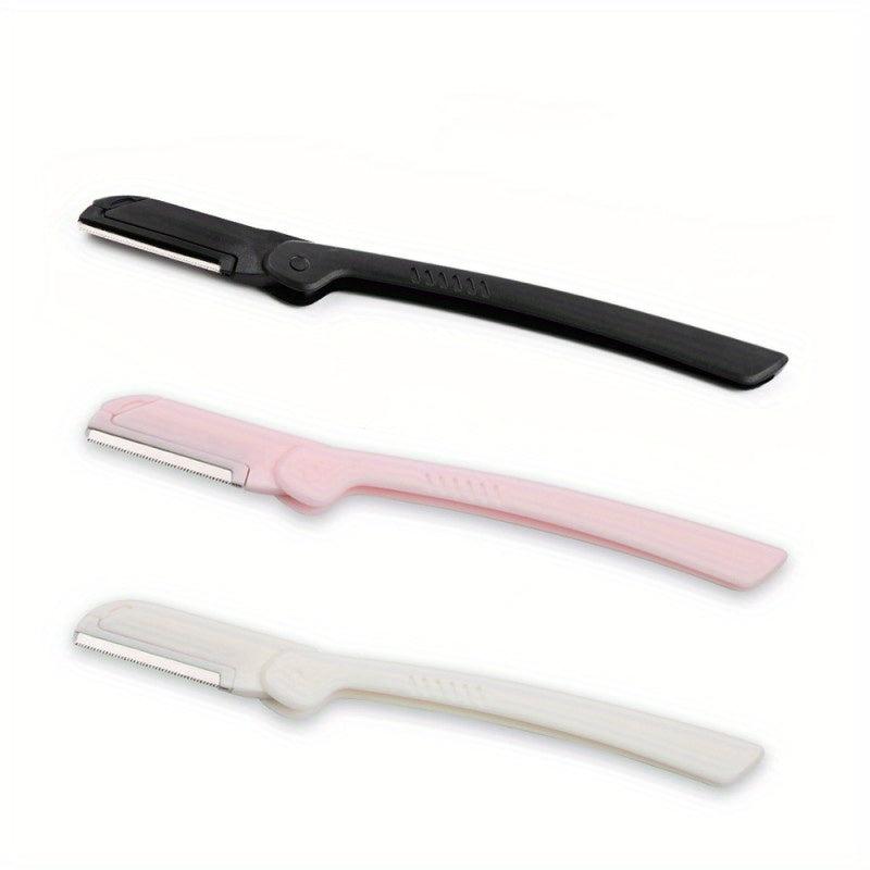 3pcs Foldable Face & Eyebrow Razor For Women Pack Of 3