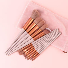 13PCS Soft Bristle Makeup Brushes Kit Complete Set for Beginners
