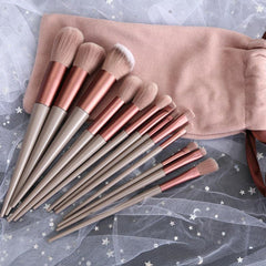 13PCS Soft Bristle Makeup Brushes Kit Complete Set for Beginners
