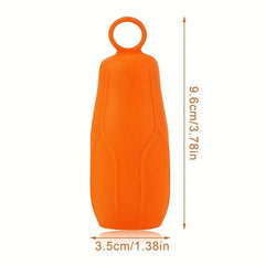 4pcs Silicone Travel Bottle Covers Leak Proofing Toiletry Sleeves