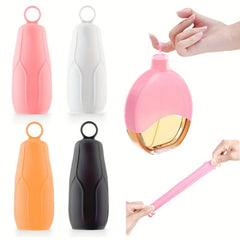 4pcs Silicone Travel Bottle Covers Leak Proofing Toiletry Sleeves