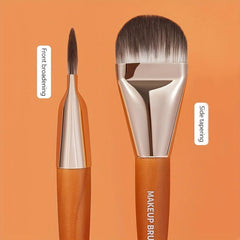 Classic Foundation Brush Liquid Cream Streak Buildable Vegan Eco Friendly
