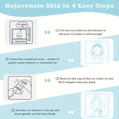 Ice Roller for Face and Eye Cooling Massager