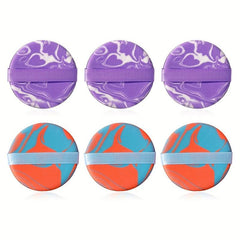 6pcs Air Cushion Powder Puffs - Makeup Sponges with Strap