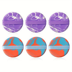 6pcs Air Cushion Powder Puffs - Makeup Sponges with Strap