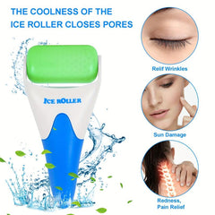 Ice Roller For Face Eyes Women's Face Massager Roller Puffiness Migraine Pain