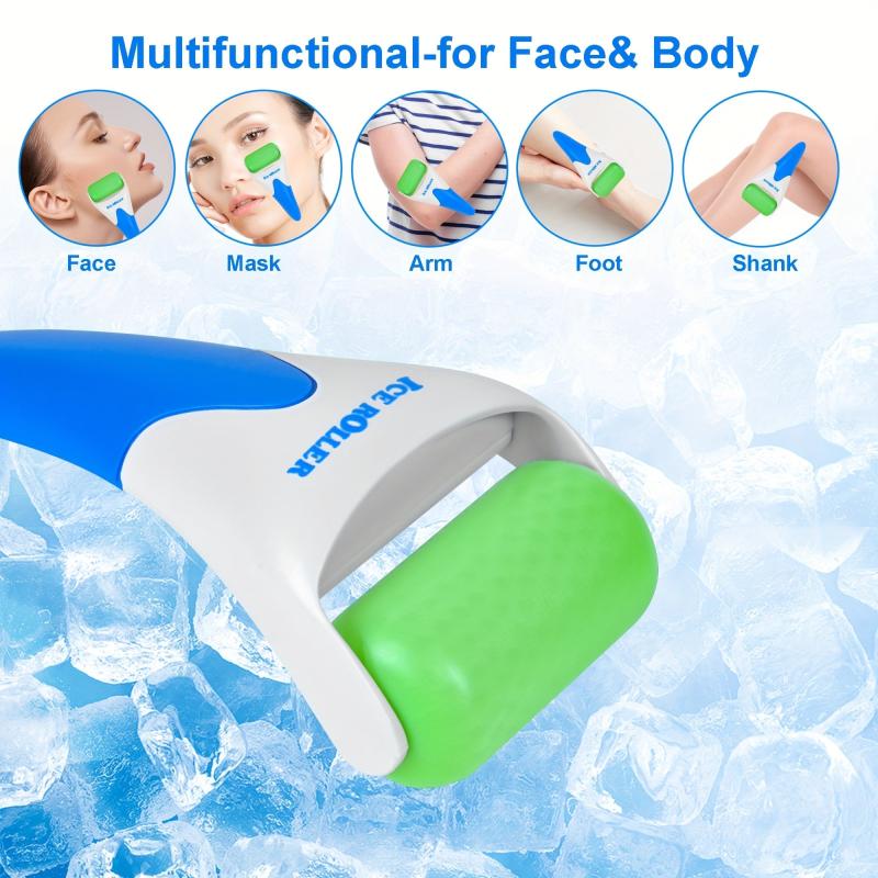 Ice Roller For Face Eyes Women's Face Massager Roller Puffiness Migraine Pain