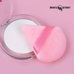 4 Pcs Soft Velvet Triangle Powder Puffs for Makeup Loose Mineral Powder