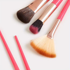 7pcs Colorful Makeup Brush Kit Soft Bristles for Eyeshadow Foundation Blush