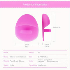 Silicone Facial Cleansing Brush Exfoliator Blackhead Acne Pore Pad