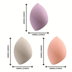 6pcs Makeup Sponge & 1pc Storage Box Beauty Eggs Set