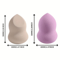 6pcs Makeup Sponge & 1pc Storage Box Beauty Eggs Set