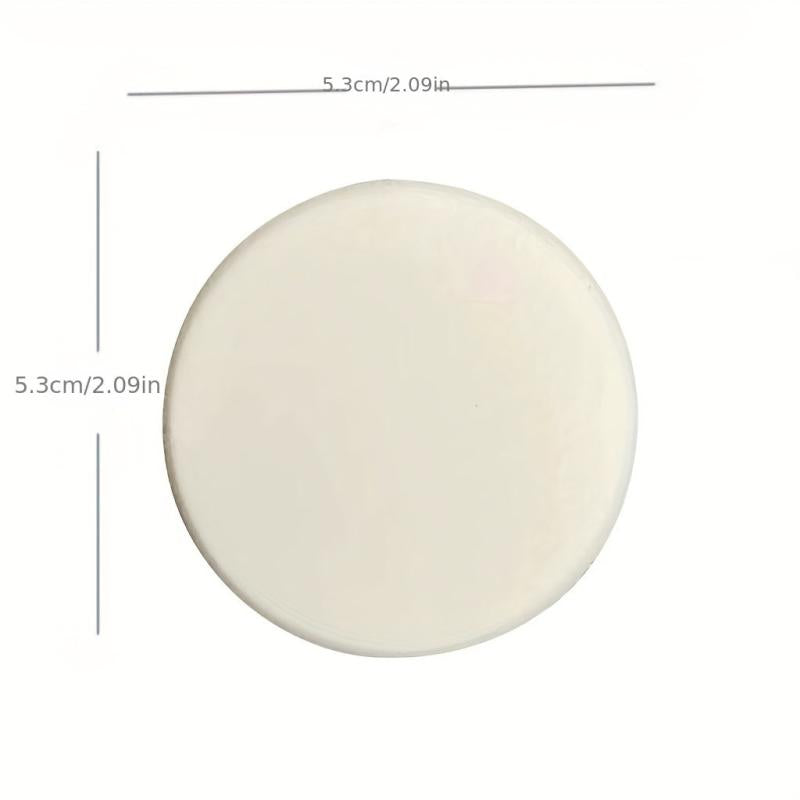 2pcs Round Makeup Powder Puff Sponge Latex Soft Replacement Puff
