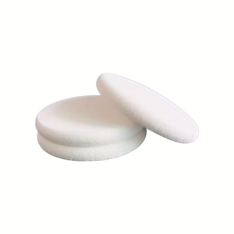 2pcs Round Makeup Powder Puff Sponge Latex Soft Replacement Puff