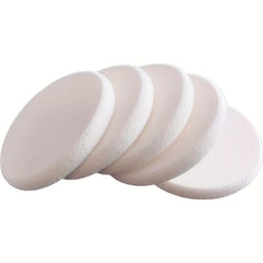 2pcs Round Makeup Powder Puff Sponge Latex Soft Replacement Puff