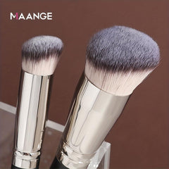 2pcs Kabuki Foundation & Concealer Brush Set for Flawless Coverage