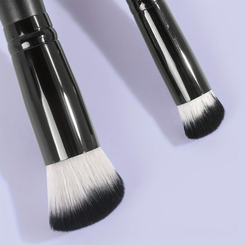 2pcs Kabuki Foundation & Concealer Brush Set for Flawless Coverage
