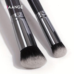 2pcs Kabuki Foundation & Concealer Brush Set for Flawless Coverage
