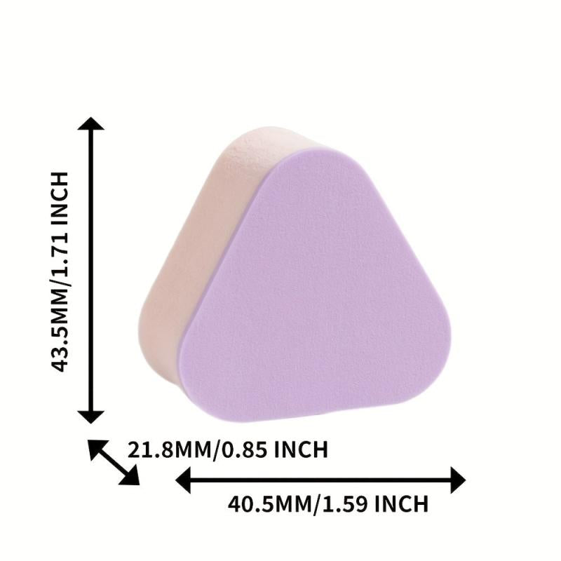 10pcs Soft Powder Puff Wet And Dry Makeup Sponge