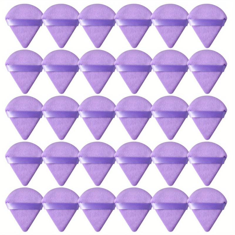 30 PCS Triangle Makeup Puff Soft Sponge Puffs