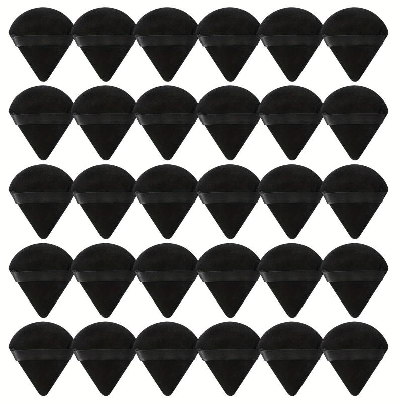 30 PCS Triangle Makeup Puff Soft Sponge Puffs