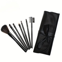 7-Piece Makeup Brush Set with Portable Case for Women