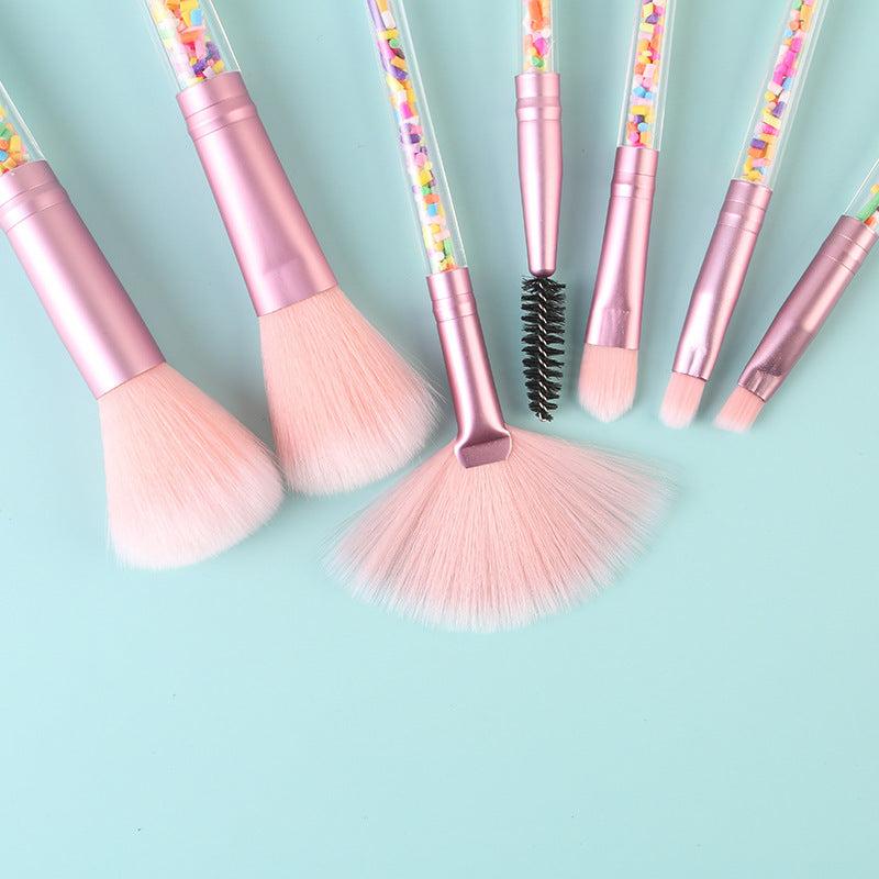 7pcs Makeup Brushes Set Loose Powder Blush Brushes Tool Kit