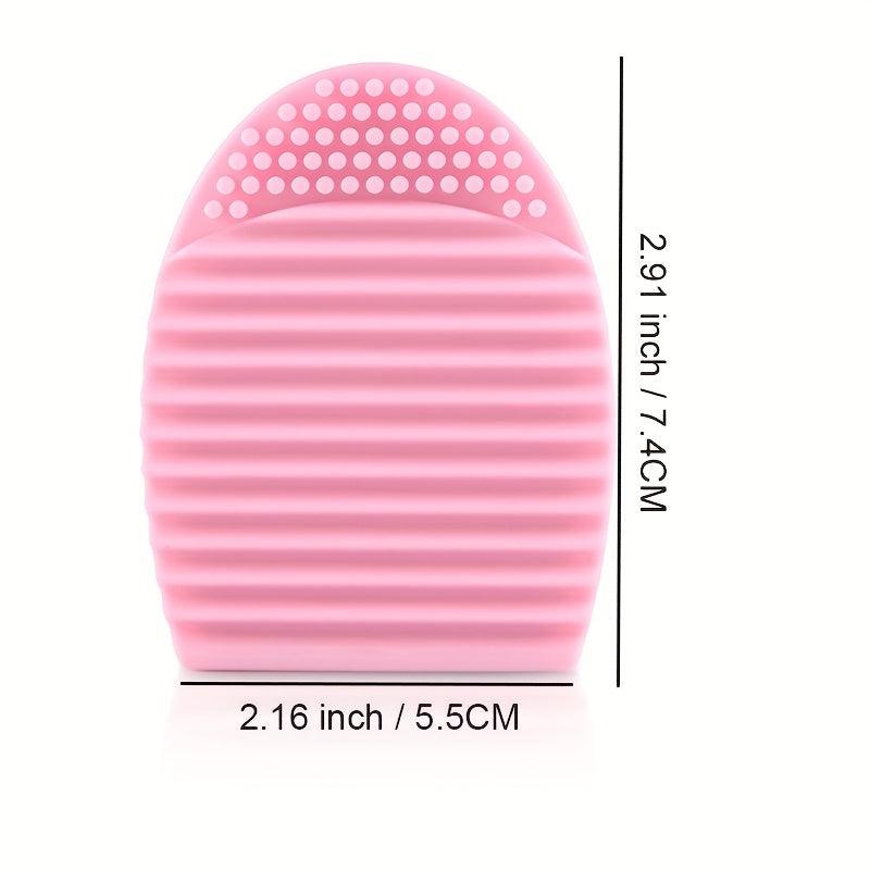 Silicone Makeup Brush Cleaning Mat - Portable Washing Tool