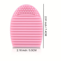 Silicone Makeup Brush Cleaning Mat - Portable Washing Tool