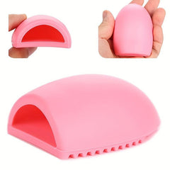 Silicone Makeup Brush Cleaning Mat - Portable Washing Tool