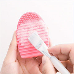 Silicone Makeup Brush Cleaning Mat - Portable Washing Tool