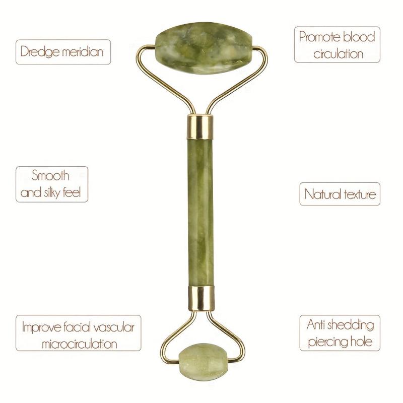 Natural Jade Face Roller Facial Massager for Women