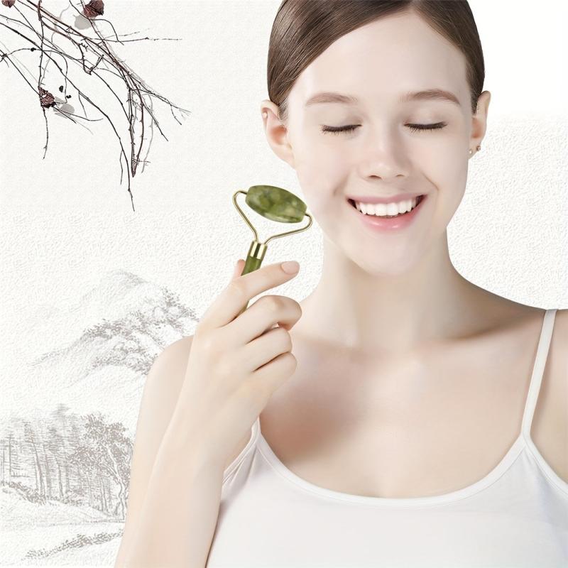 Natural Jade Face Roller Facial Massager for Women
