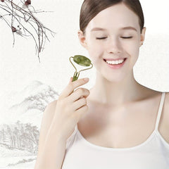 Natural Jade Face Roller Facial Massager for Women