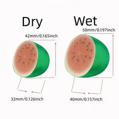 Half Watermelon Makeup Sponge - Latex-Free Beauty Sponge