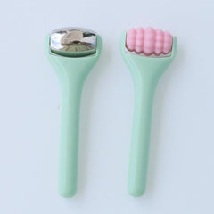 2 Pcs Mini Eye Massager Roller Silicone Wheel Beauty Tool