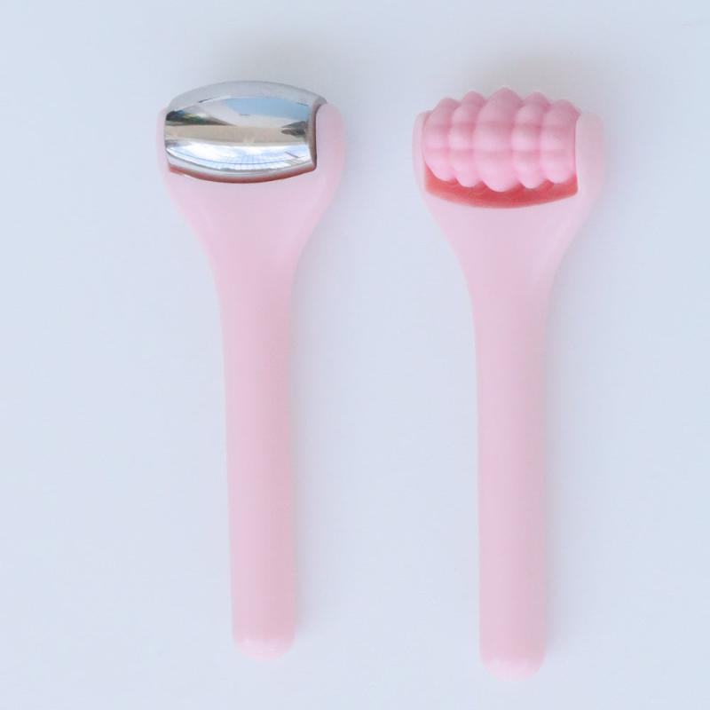 2 Pcs Mini Eye Massager Roller Silicone Wheel Beauty Tool