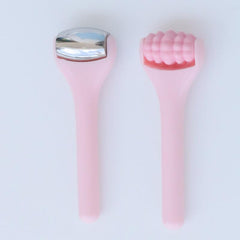 2 Pcs Mini Eye Massager Roller Silicone Wheel Beauty Tool