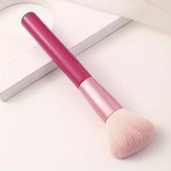 Rose Pink Handle Powder Brush