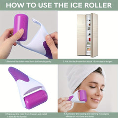 Facial Ice Roller for Puffiness & Pain Relief