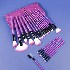 24 Pcs Makeup Brush Set Professional Cosmetic Eyebrow Foundation Eye Shadow Tool