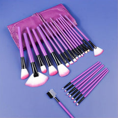 24 Pcs Makeup Brush Set Professional Cosmetic Eyebrow Foundation Eye Shadow Tool