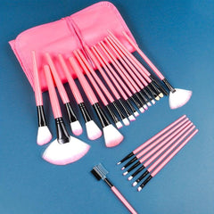 24 Pcs Makeup Brush Set Professional Cosmetic Eyebrow Foundation Eye Shadow Tool